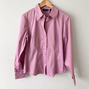 NWT New York & Company Pink Button Down Shirt